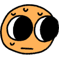 a concerned look with a thin neutral mouth and wide eyes